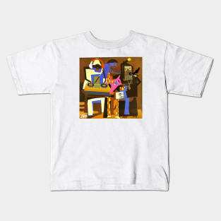 New wave cubistic Kids T-Shirt